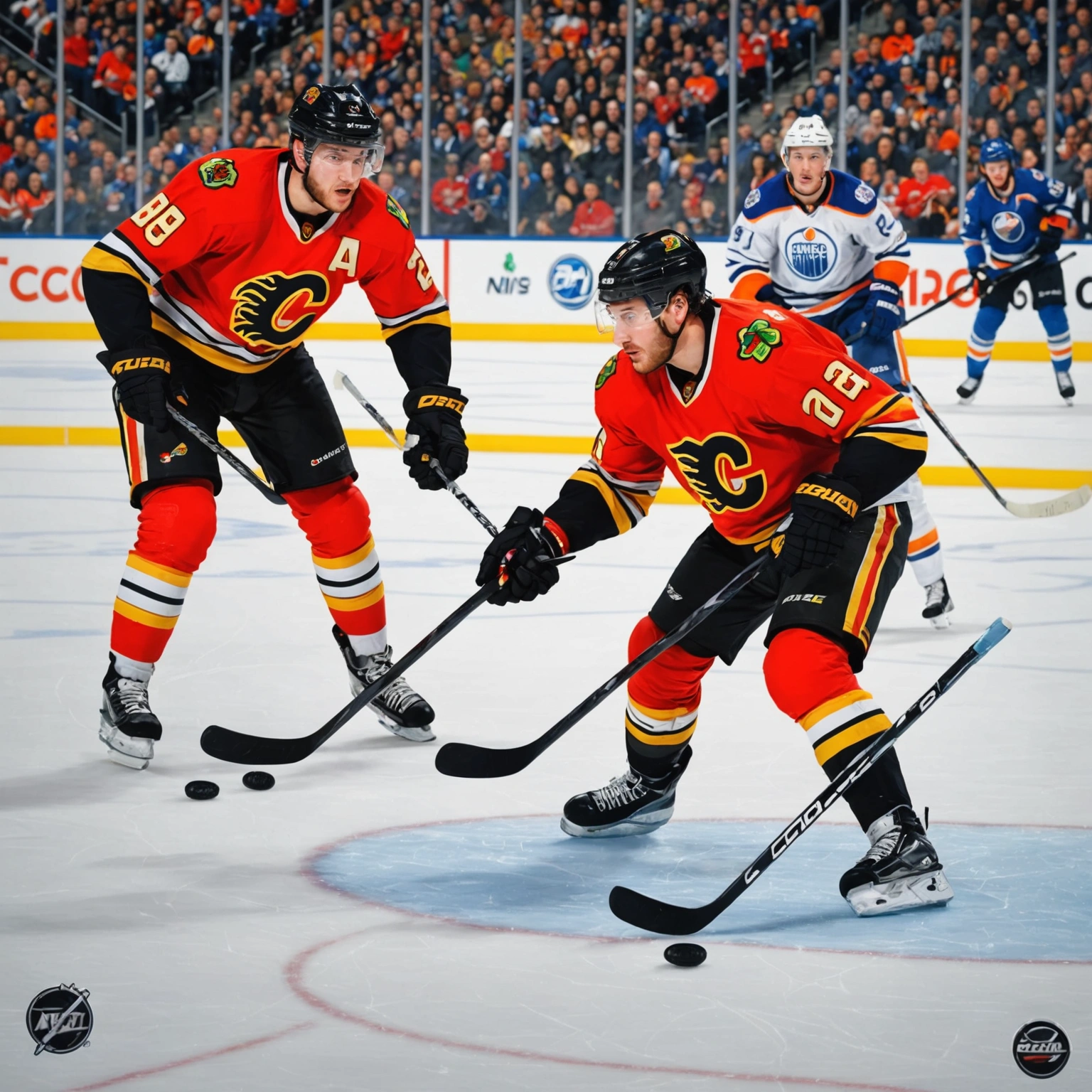 Эдмонтон – Калгари: Взрывной матч с итогом 5:1 и пять очков Макдэвида – подробный обзор