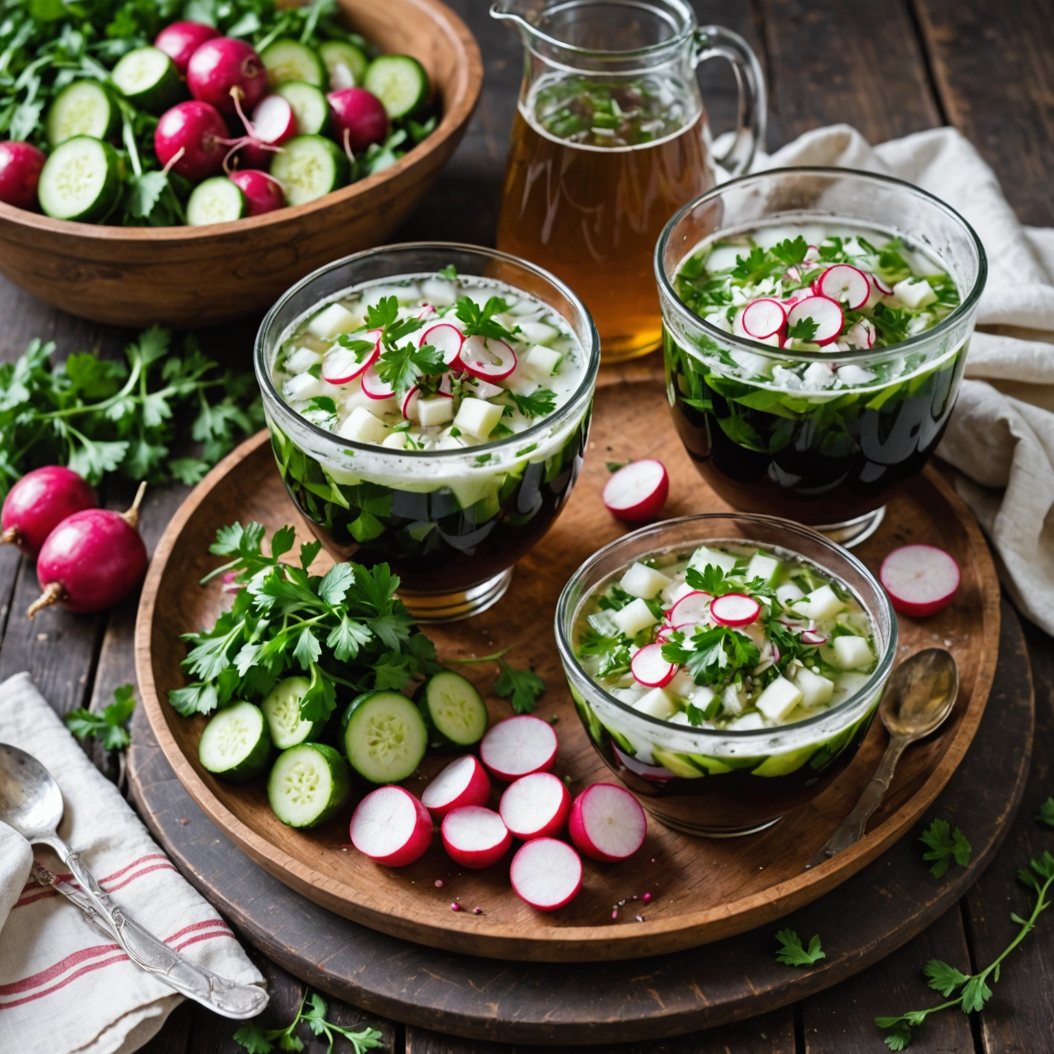 Окрошка на кефире: 2 лучших рецепта с пошаговым приготовлением