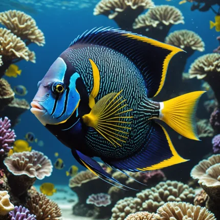 РыбаАнгел и её роль в сохранении рифовой красоты: удивительный мир морских экосистем