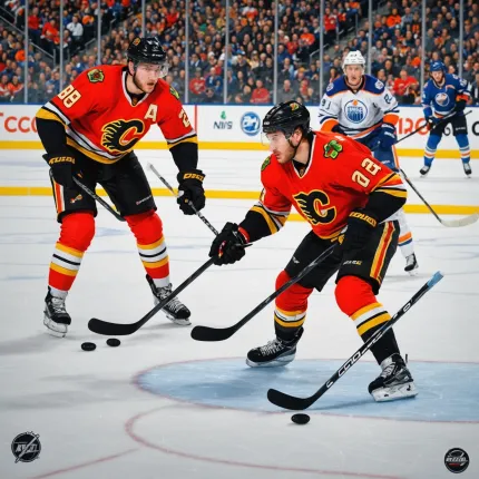 Эдмонтон – Калгари: Взрывной матч с итогом 5:1 и пять очков Макдэвида – подробный обзор